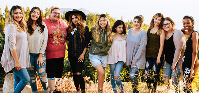 girls in a bachelorette party