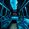 Party bus interior